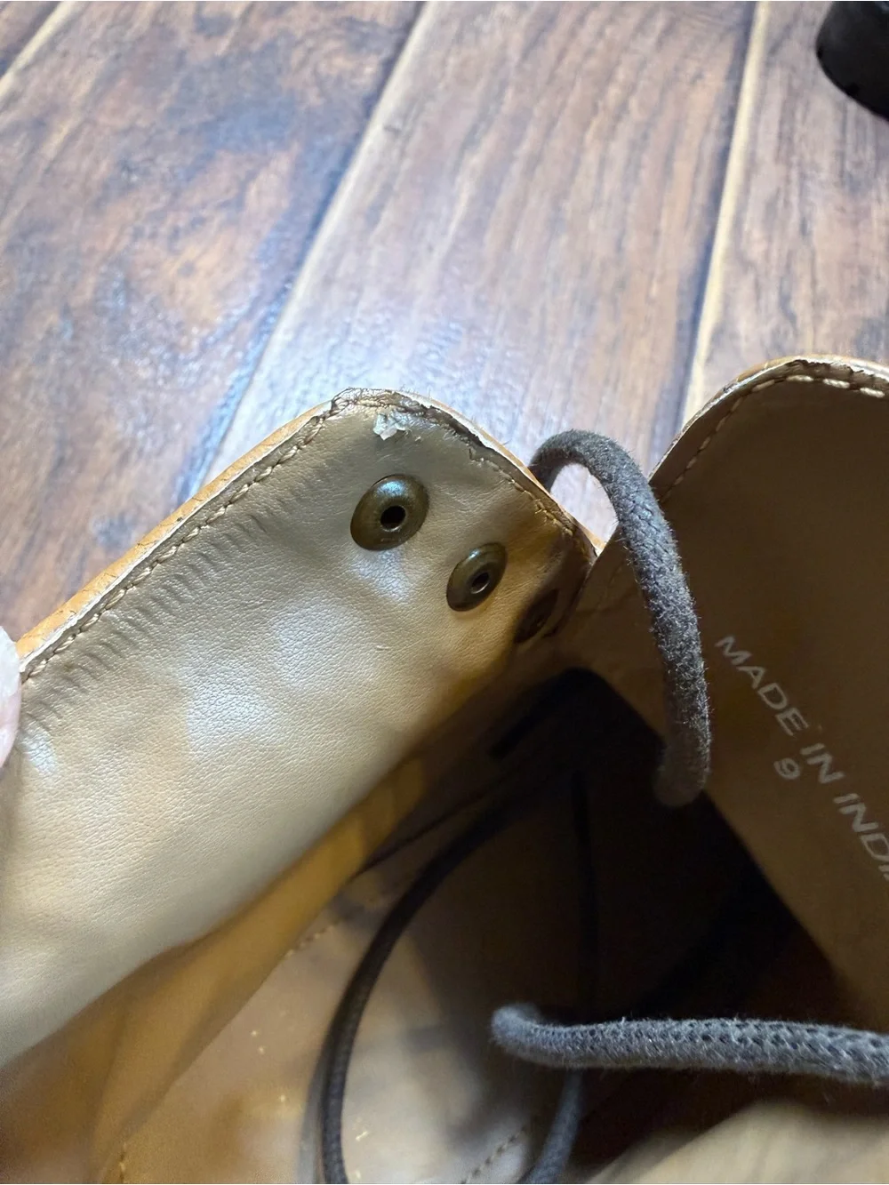 Walk London -Men's Tan Leather Wingtip Brogue Boots